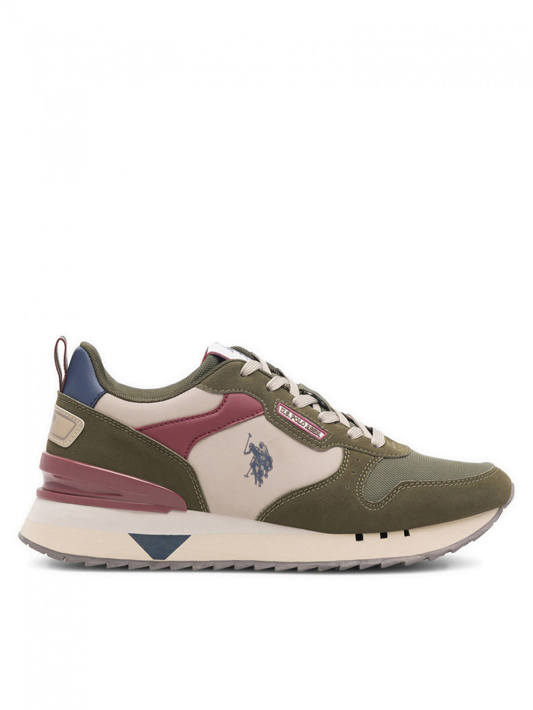 U S Polo Assn Sneakersy BUZZY001M CNU1 Khaki